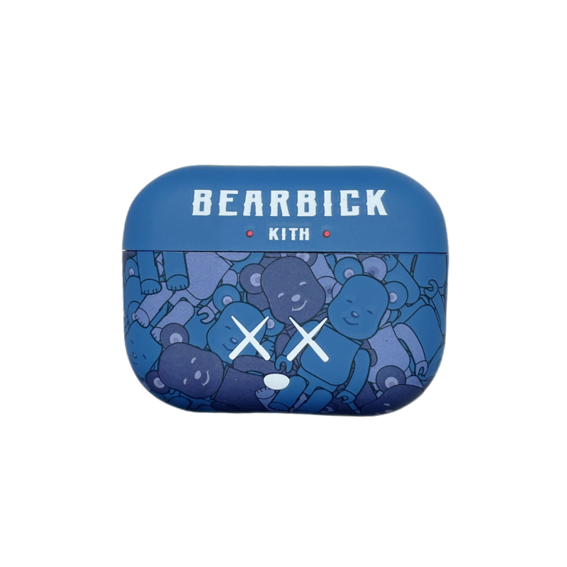 Vỏ Bảo Vệ Hộp Sạc Tai nghe không dây Airpods 3 Pro 1 / 2 Hình Gấu Màu Nhám Dễ Thương