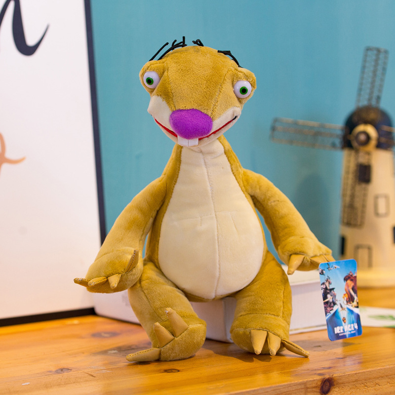 Thú Nhồi Bông Hoạt Hình Disney Ice Age Mammoths Saber-Toothed Tiger Con Lười Đáng Yêu 20cm Làm Quà Sinh Nhật Cho Bé