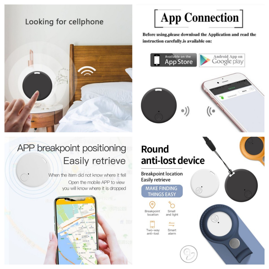 Thiết Bị Theo Dõi Vị Trí Thông Minh Kết Nối Bluetooth 5.0 Cho Bé