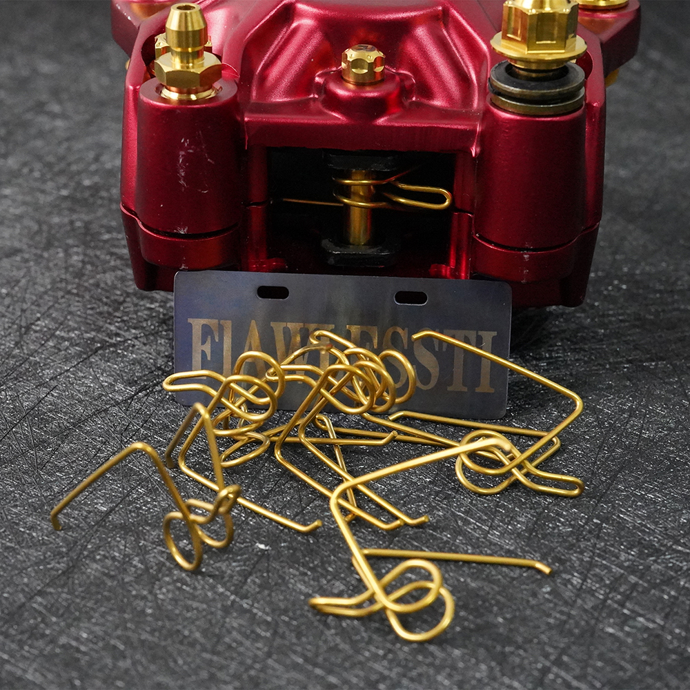 NISSIN Bộ 2 Kẹp Phanh Gr5 Bằng Titan Cao Cấp Cho Xe Mô Tô Forza 350 Xmax 300 Tmax 560 Wave 125i Cbr650r