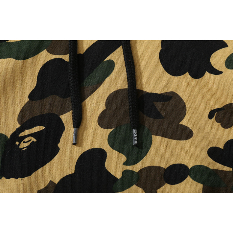 Áo khoác hoodie họa tiết BAPE ngụy trang cho nam và nữ