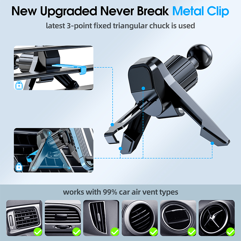 Giá đỡ điện thoại HdoorLink gắn khe điều hòa xe ô tô