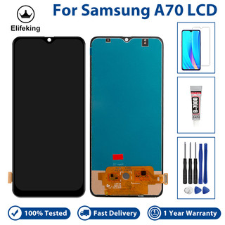 Màn hình cảm ứng lcd kỹ thuật số oled kèm khung cho samsung galaxy a70 a705 a705f sm-a705mn