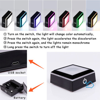 Đế Trưng Bày Quả Cầu Pha Lê Có Đèn LED