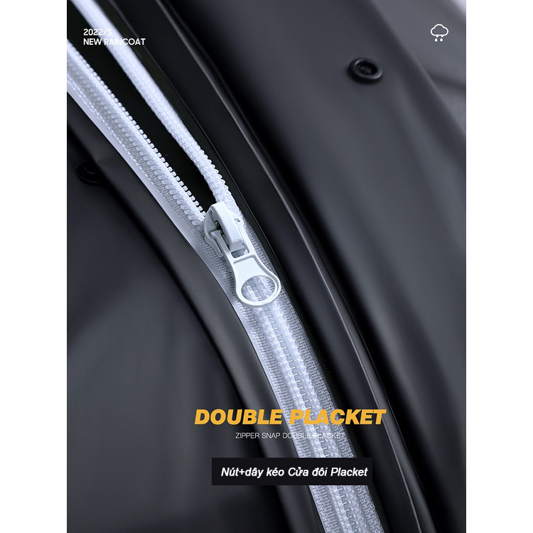 Áo Mưa Một Mảnh Dáng Dài Che Phủ Toàn Thân Chống Mưa Cho Nam Nữ