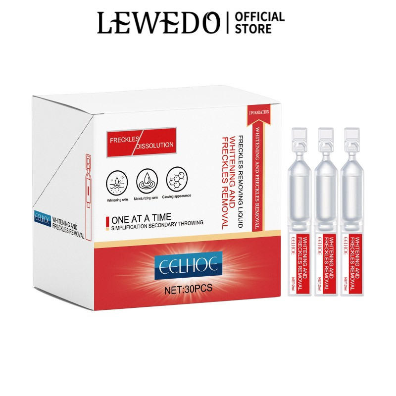 Bộ 30 Tinh Chất Dưỡng Ẩm Làm Sáng Da Hiệu Quả Lewdo 2ml