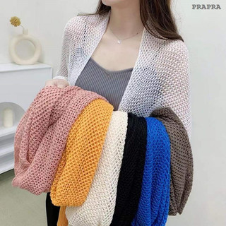 Áo Khoác cardigan Chống Nắng Phối Lưới Thoáng Khí Thời Trang Cho Nữ