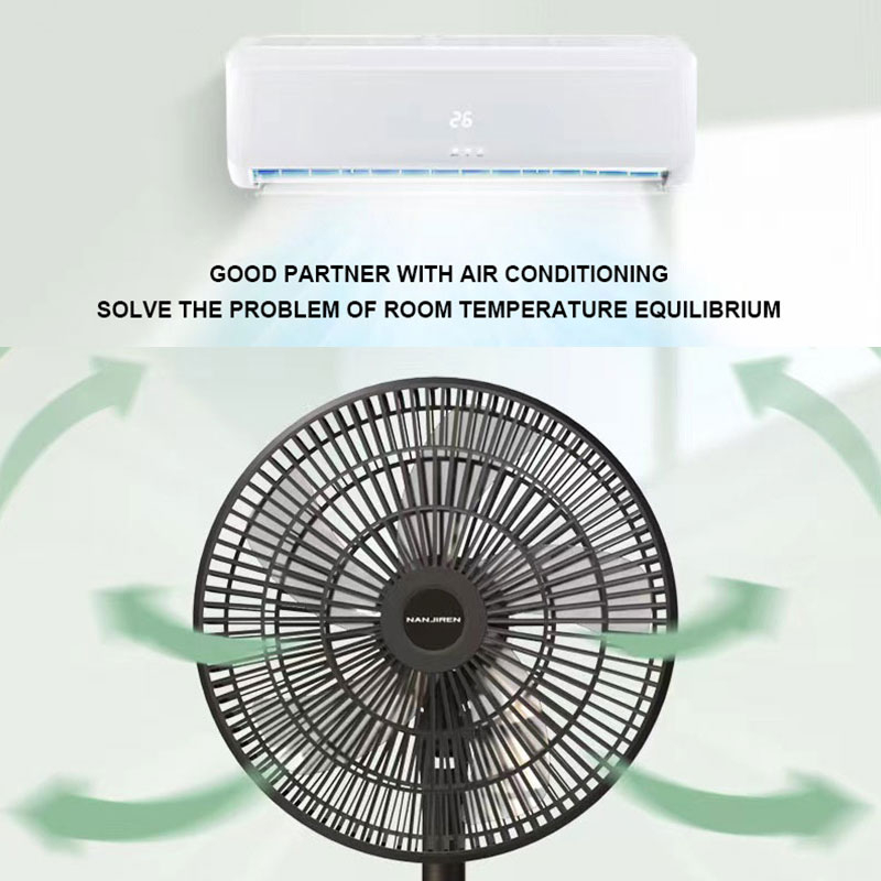 KAIMEIDI 16-inch household floor fan with high wind power, low noise and energy-saving vertical fan