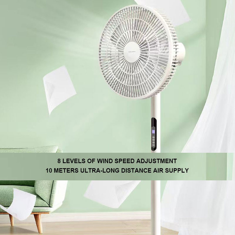 KAIMEIDI 16-inch household floor fan with high wind power, low noise and energy-saving vertical fan