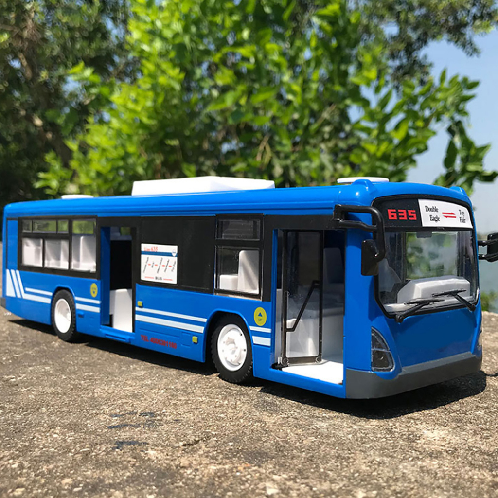 Có thể bán buôn Điều khiển từ xa RC 2.4GHz Xe mô hình xe buýt trẻ em đồ chơi ToyRoom Hàng giao ngay