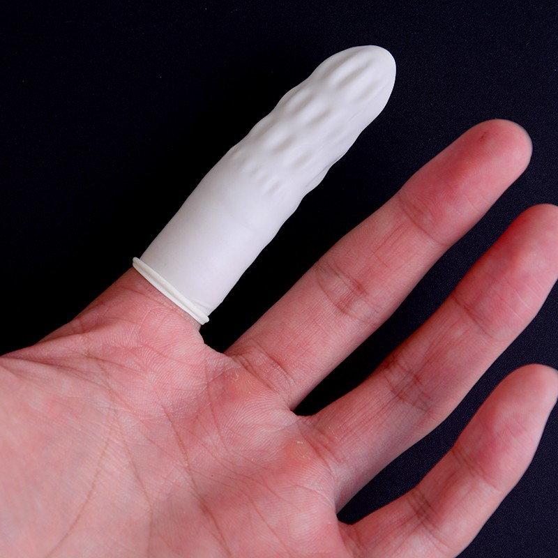 Vỏ Bọc Ngón Tay Bằng Cao Su Latex Tự Nhiên Chống Tĩnh Điện Dùng Một Lần Cho Salon Làm Móng