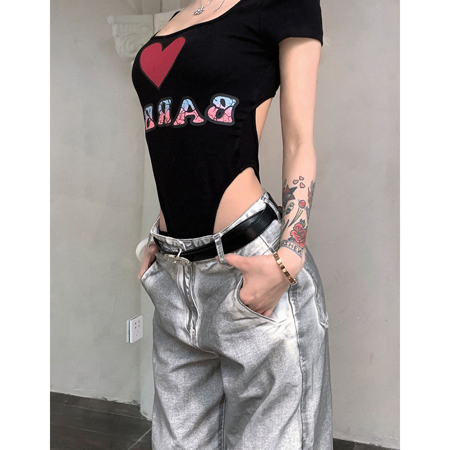 Quần Jean Ống Rộng Màu Trắng Bạc Phong Cách Mới Mùa Hè Cho Nữ