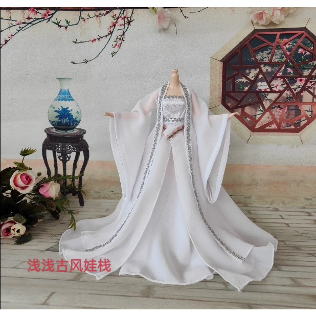 Đầm Cổ Trang Tỉ Lệ 1 / 6 Cho Búp Bê 12 "