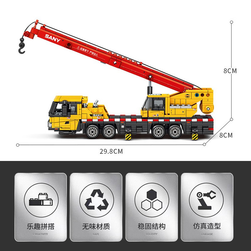 Mô Hình Đồ Chơi Lego Cần Cẩu Dành Cho Trẻ