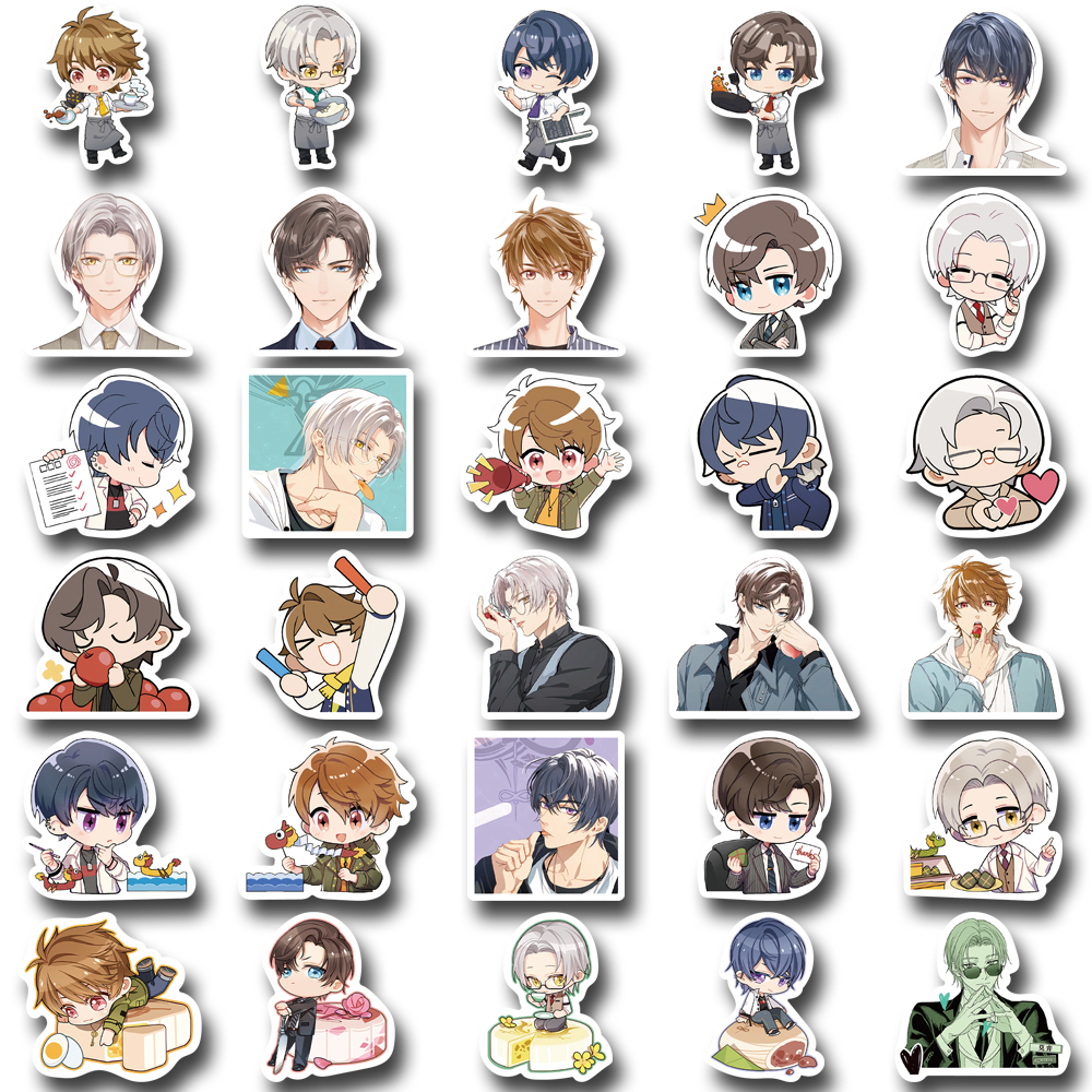 Bộ 64 Sticker Hoạt Hình Đáng Yêu Dán Trang Trí Điện Thoại Laptop