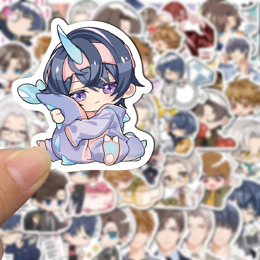 Bộ 64 Sticker Hoạt Hình Đáng Yêu Dán Trang Trí Điện Thoại Laptop