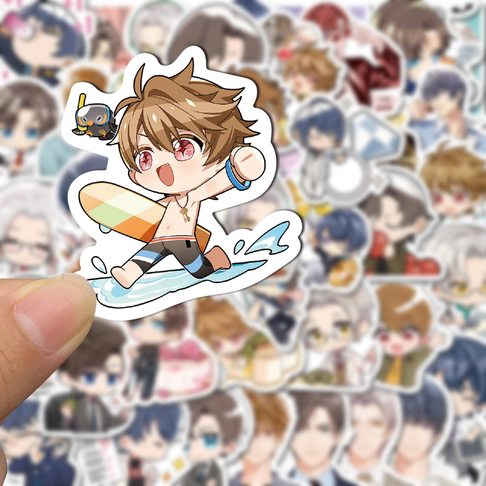 Bộ 64 Sticker Hoạt Hình Đáng Yêu Dán Trang Trí Điện Thoại Laptop