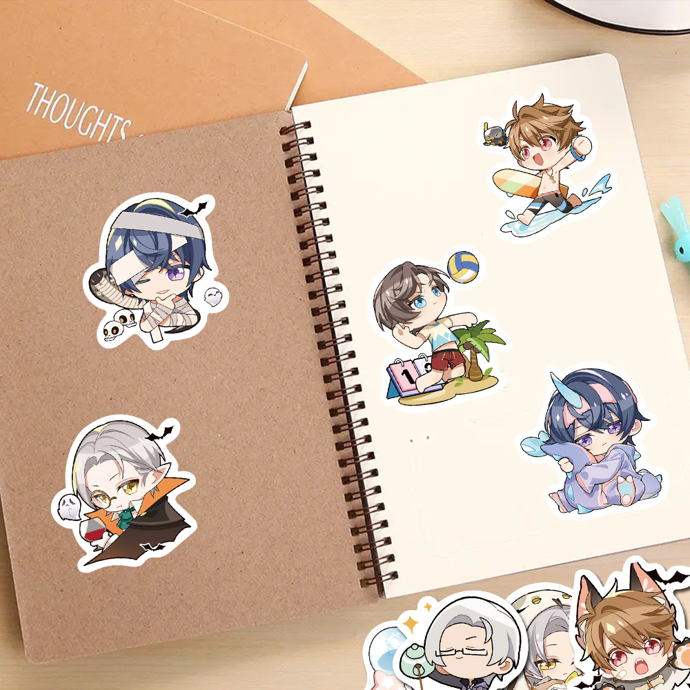 Bộ 64 Sticker Hoạt Hình Đáng Yêu Dán Trang Trí Điện Thoại Laptop