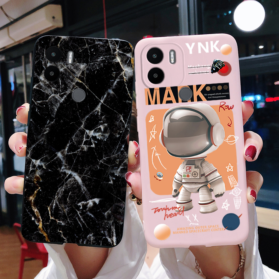 Ốp Điện Thoại TPU Dẻo Họa Tiết Vân Đá Màu Đen / Phi Hành Gia Cho Xiaomi Redmi A2 Plus A2 + RedmiA2 A 2 Plus