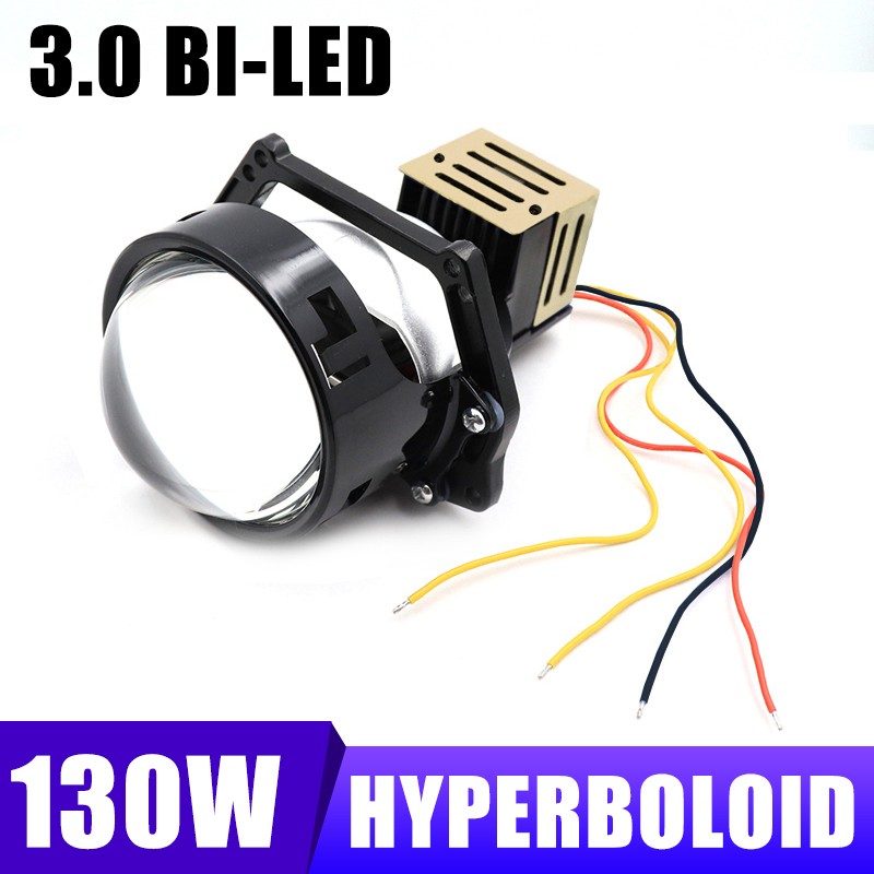 Bóng đèn BI-led 130W H1 9006 H4 H7 cho xe hơi tiện dụng