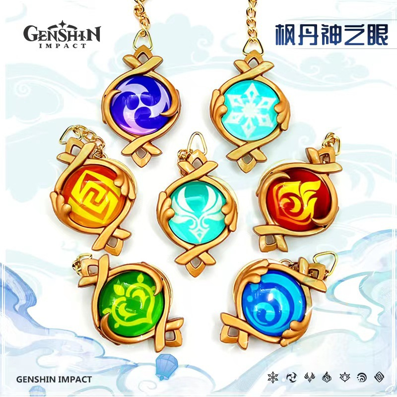 Móc Khóa Tầm Nhìn Chìa Khóa Của Genshin findzone Inazuma Fontaine Chất Lượng Cao Và delusion of Arataki God Itto Scaramouche