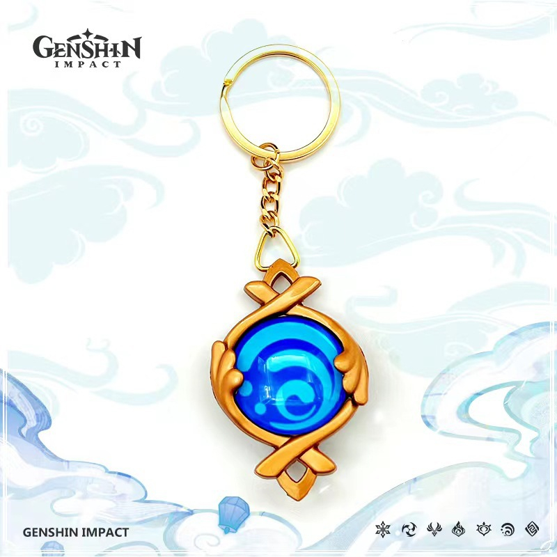 Móc Khóa Tầm Nhìn Chìa Khóa Của Genshin findzone Inazuma Fontaine Chất Lượng Cao Và delusion of Arataki God Itto Scaramouche