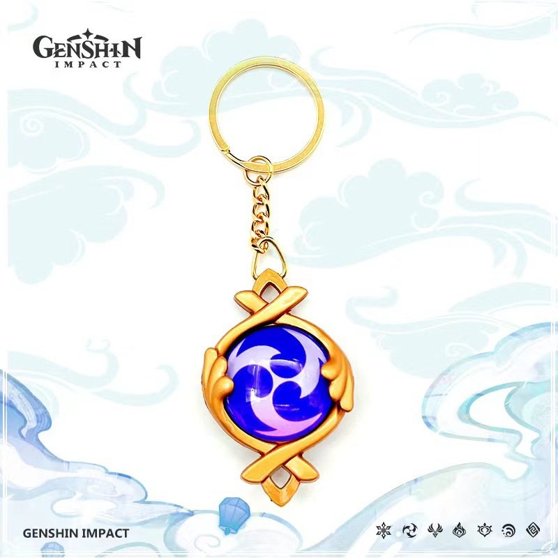 Móc Khóa Tầm Nhìn Chìa Khóa Của Genshin findzone Inazuma Fontaine Chất Lượng Cao Và delusion of Arataki God Itto Scaramouche