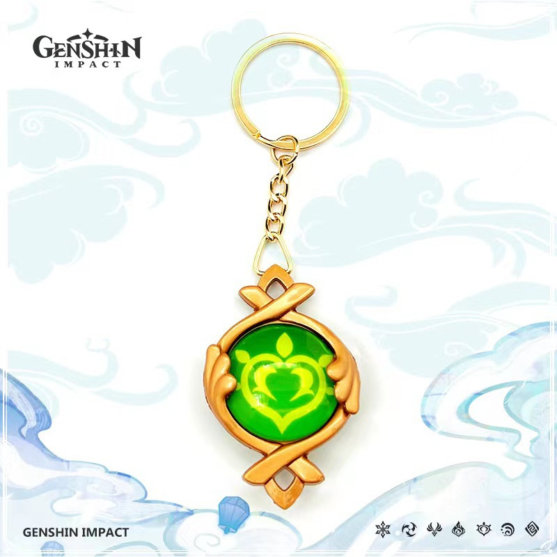 Móc Khóa Tầm Nhìn Chìa Khóa Của Genshin findzone Inazuma Fontaine Chất Lượng Cao Và delusion of Arataki God Itto Scaramouche