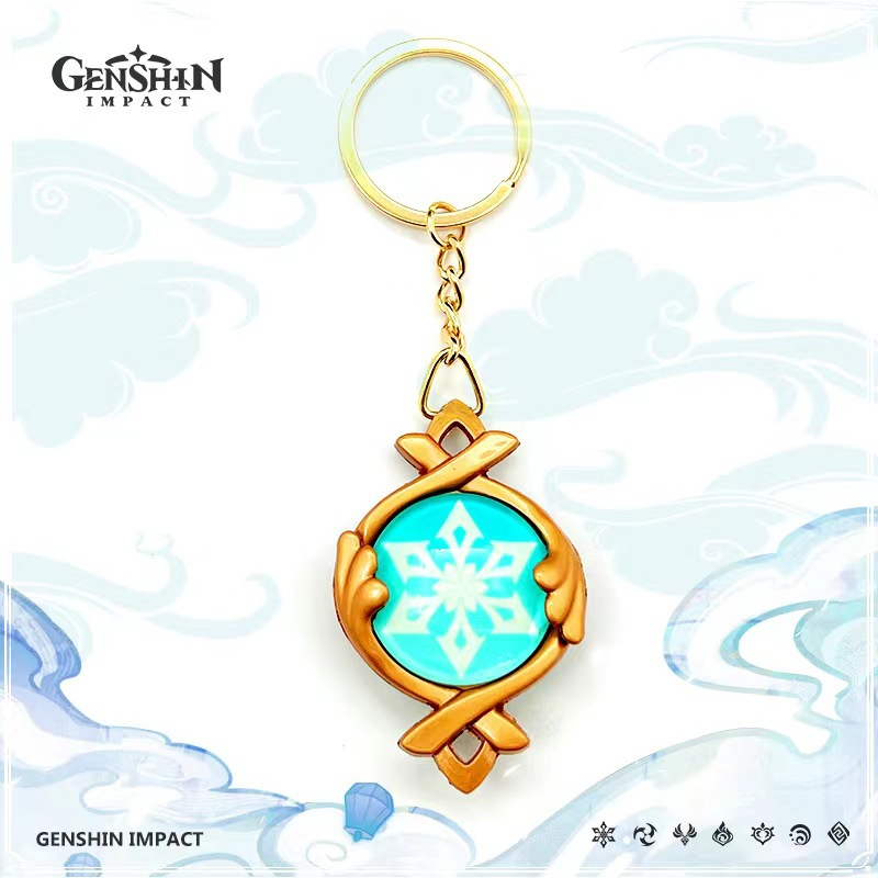 Móc Khóa Tầm Nhìn Chìa Khóa Của Genshin findzone Inazuma Fontaine Chất Lượng Cao Và delusion of Arataki God Itto Scaramouche