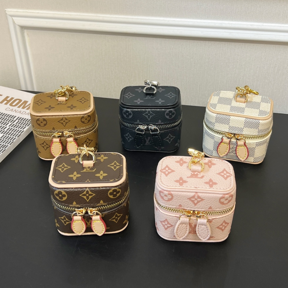 Lv Móc Khóa Trang Điểm Mini Hình Túi Xách
