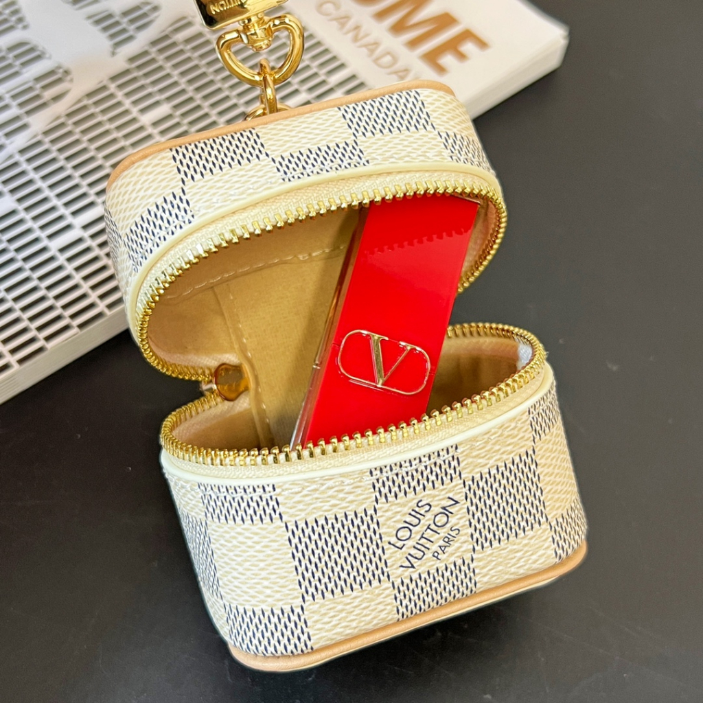 Lv Móc Khóa Trang Điểm Mini Hình Túi Xách
