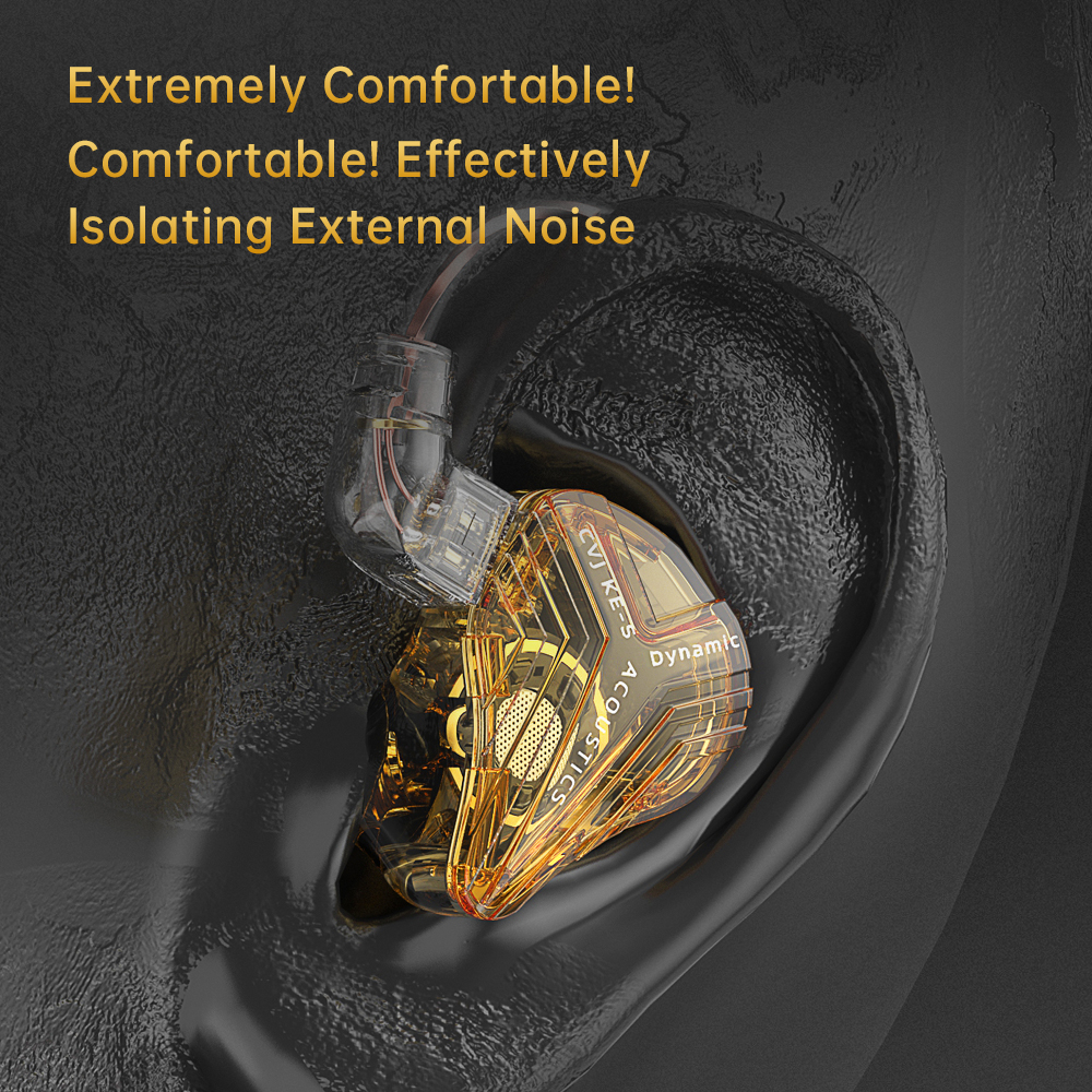 Tai Nghe CVJ KE-S IEM 2Pin HIFI Có Mic Dành Cho Game Thủ