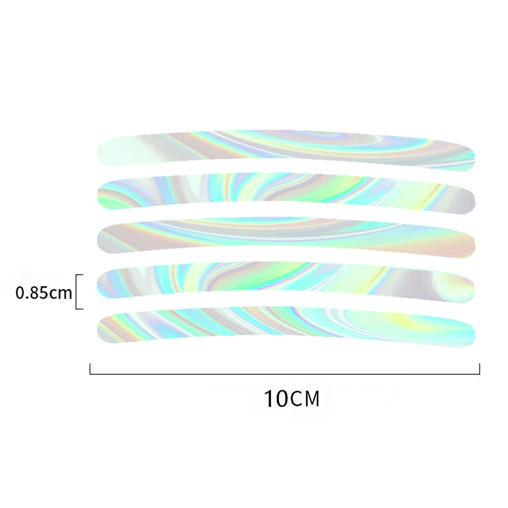 Hw Set 20 Dải Đề Can Phản Quang Nhiều Màu Sắc Dán Trang Trí Bánh Xe Hơi Xe Máy