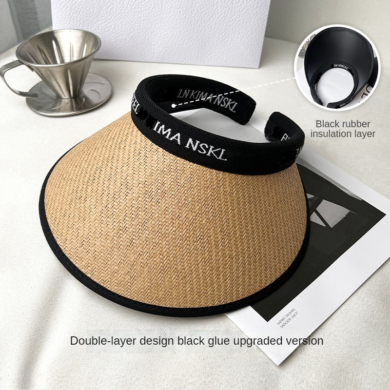 Mũ Cói Rộng Vành Chống Tia UV Thời Trang Mùa Hè Cho Nữ