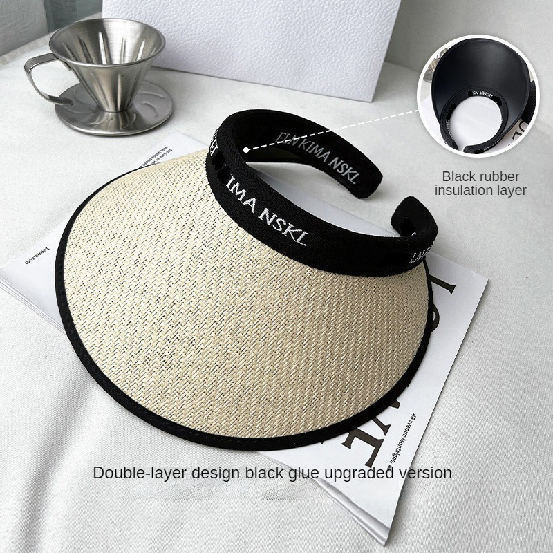 Mũ Cói Rộng Vành Chống Tia UV Thời Trang Mùa Hè Cho Nữ