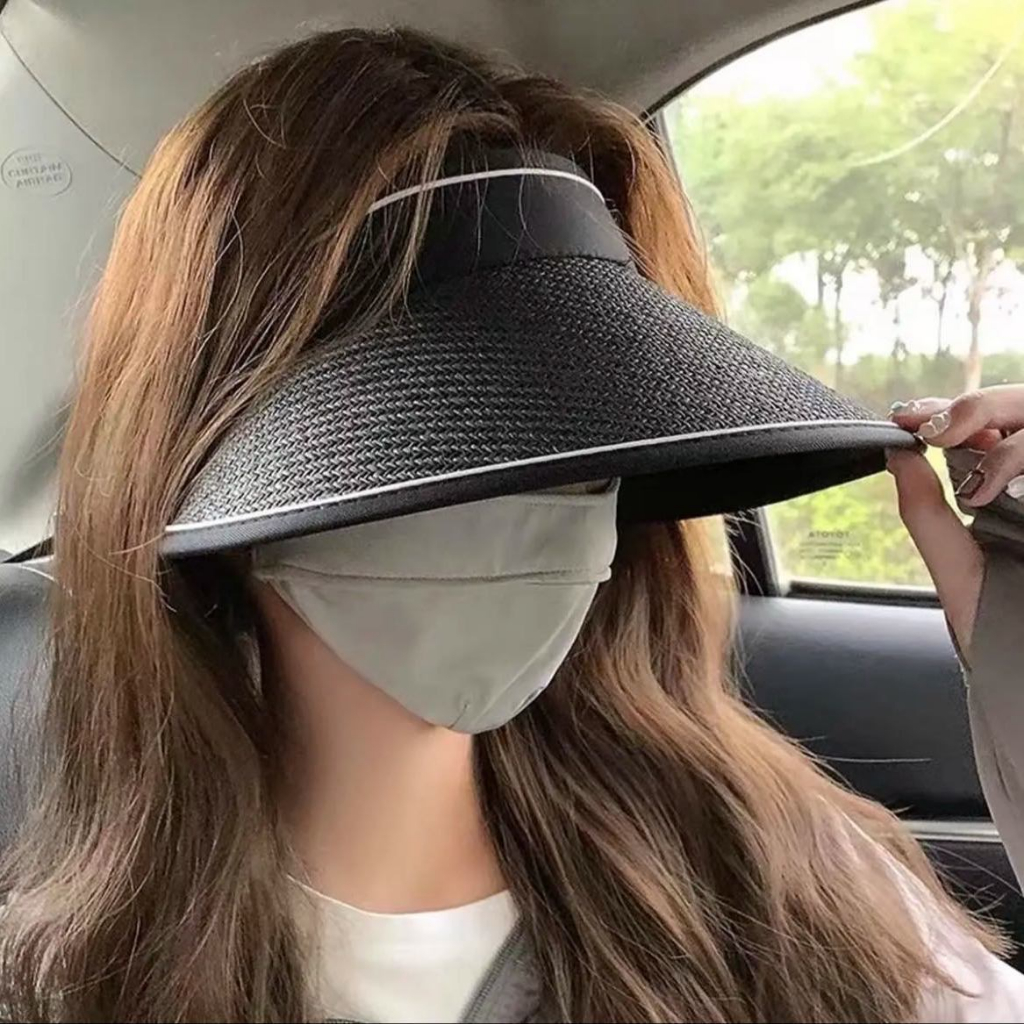 Mũ Cói Rộng Vành Chống Tia UV Thời Trang Mùa Hè Cho Nữ