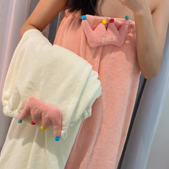 Hàng Có Sẵn Khăn Tắm Dạng Váy Quấn Thấm Hút Nước Nhanh Khô Phong Cách Ins Dễ Thương Dành Cho Bạn Nữ | BigBuy360 - bigbuy360.vn