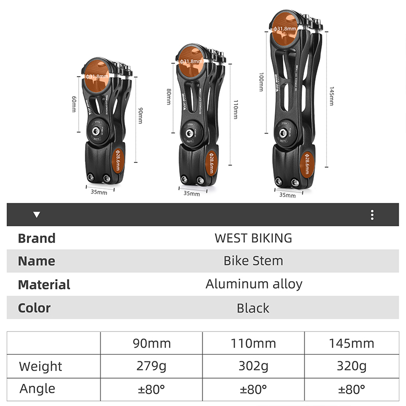 Pô Tăng Xe Đạp Góc 80 Độ Bằng Hợp Kim Nhôm Tùy Chỉnh Tiện Dụng Cho Xe Đạp MTB