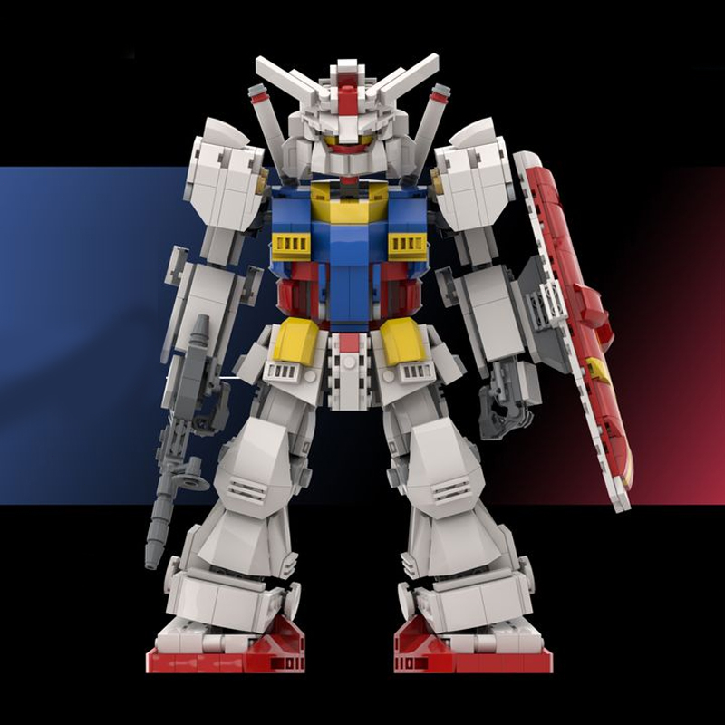 Bộ Đồ Chơi Lắp Ráp Robot Chiến Đấu GUNDAM SD RX-78-2 780 Mảnh