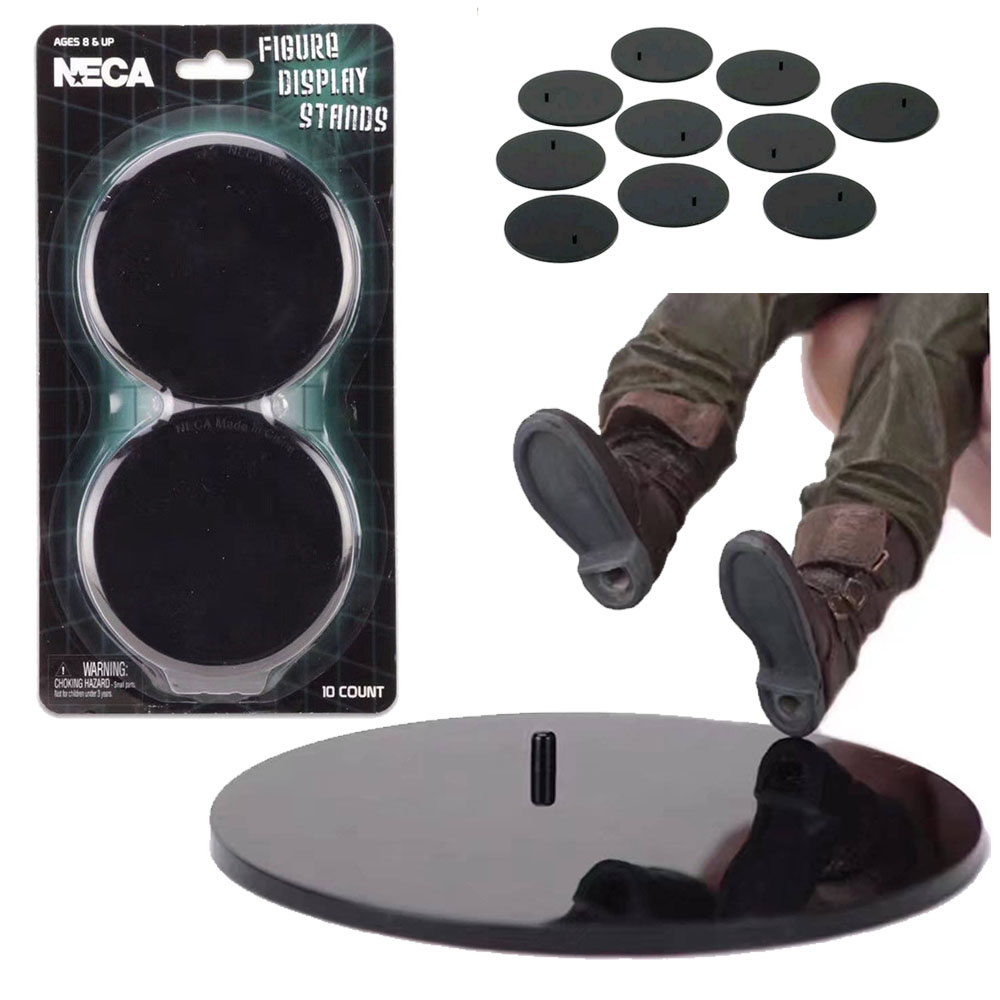NECA 10 Miếng Nhân Vật Hành Động Màn Hình Đế Đen Phù Hợp Với Hầu Hết NECA 6 "Đến 8" Mẫu Mới Trong Hộ