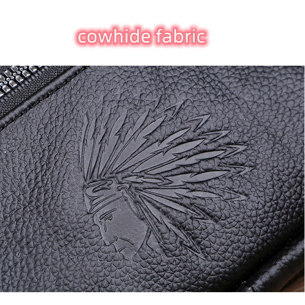 Túi Đeo Hông Bằng Da Thật Phong Cách Thể Thao Thời Trang Cho Nam Và Nữ