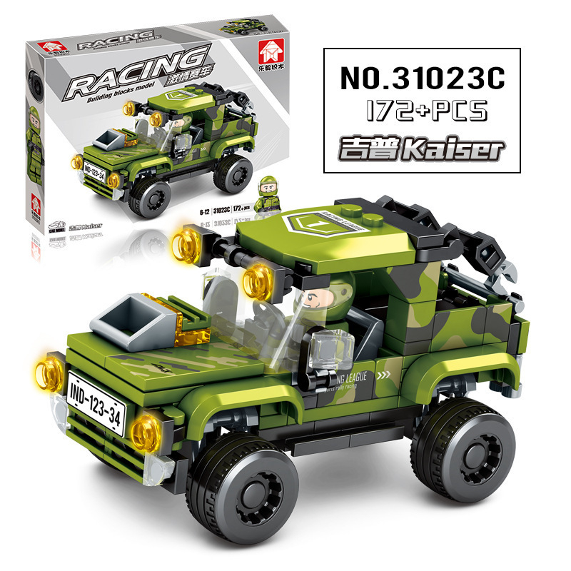 Mô Hình Xe Đua Leyi Tự Lắp Ráp 31023