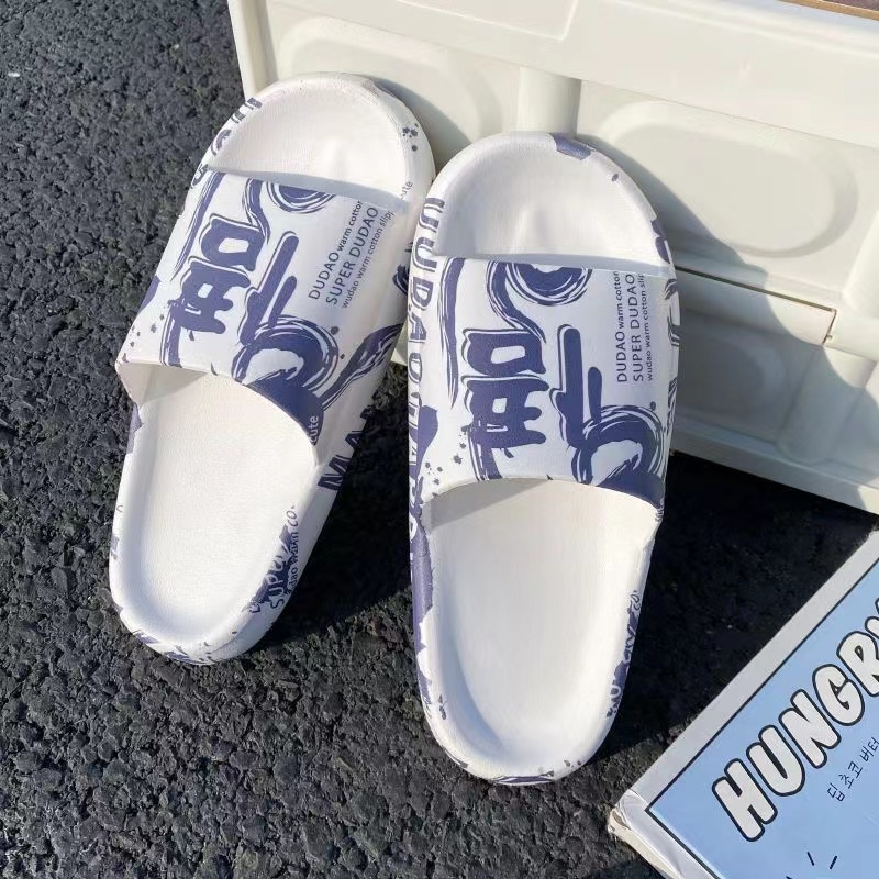 Dép Quai Ngang Đế Dày Chống Trượt 2023 Thời Trang Mùa Hè Cho Nam Nữ