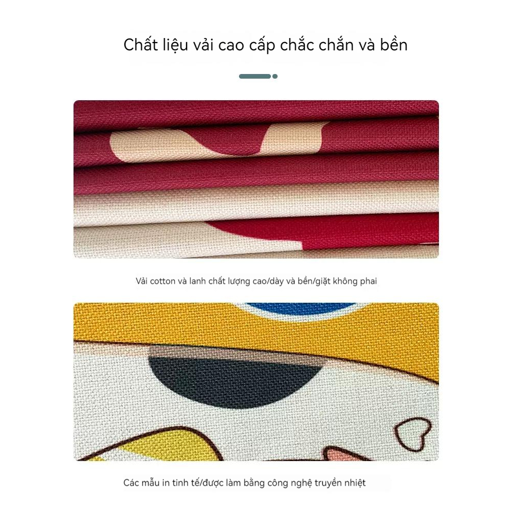 Rèm Treo Cửa Tự Dính Hình Tam Giác Phong Cách Nhật Bản