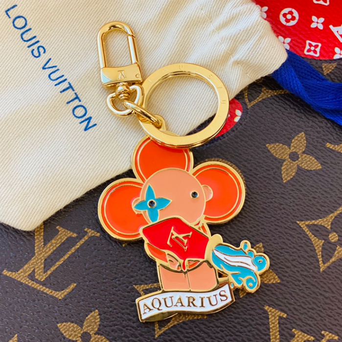 Lv Móc Khóa Xe Hơi Hình 12 Cung Hoàng Đạo Thời Trang Tinh Tế Làm Bằng Thép Không Gỉ