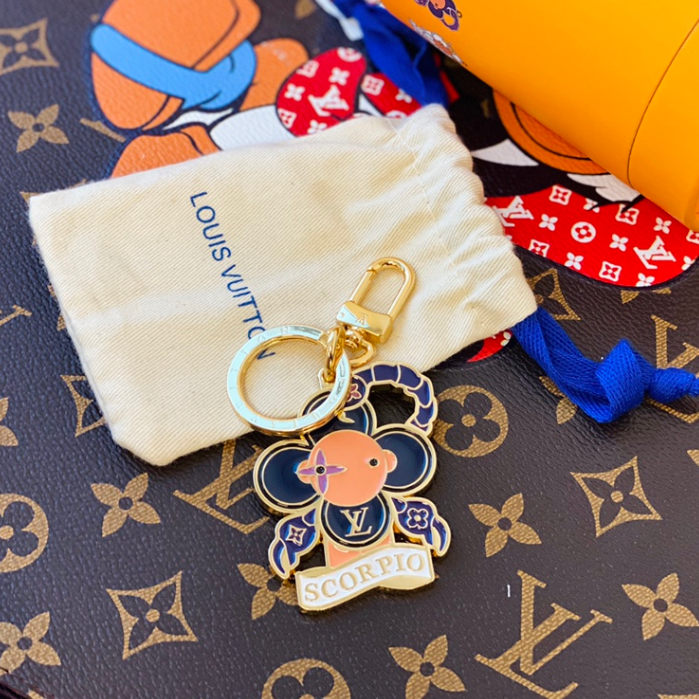 Lv Móc Khóa Xe Hơi Hình 12 Cung Hoàng Đạo Thời Trang Tinh Tế Làm Bằng Thép Không Gỉ