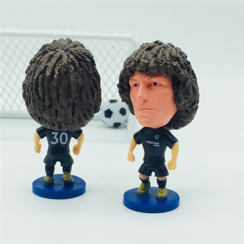 Búp Bê Cầu Thủ Bóng Đá Chelsea 7cm 30# Mô Hình Nhân Vật David Luiz 2018