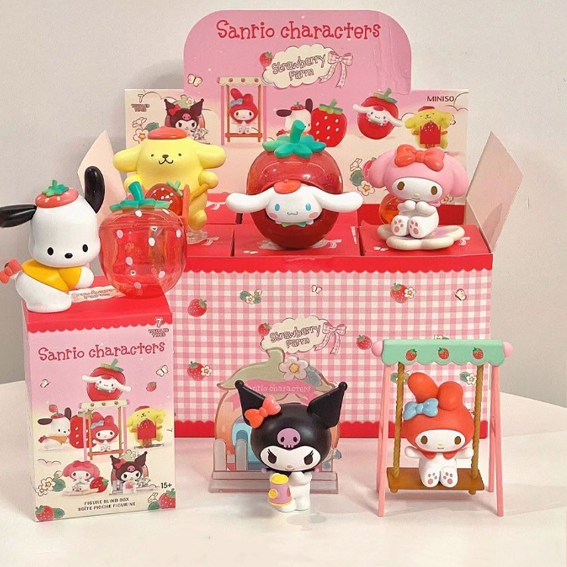 Sanrio Mô Hình Nhân Vật Nông Trại Dâu Tây Dễ Thương Dùng Làm Quà Tặng Cho Bạn Bè