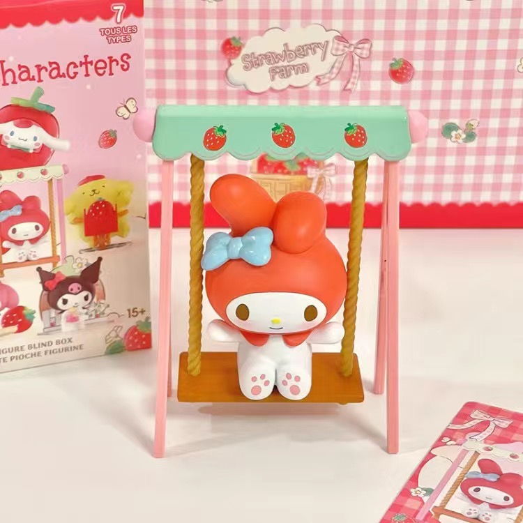 Sanrio Mô Hình Nhân Vật Nông Trại Dâu Tây Dễ Thương Dùng Làm Quà Tặng Cho Bạn Bè