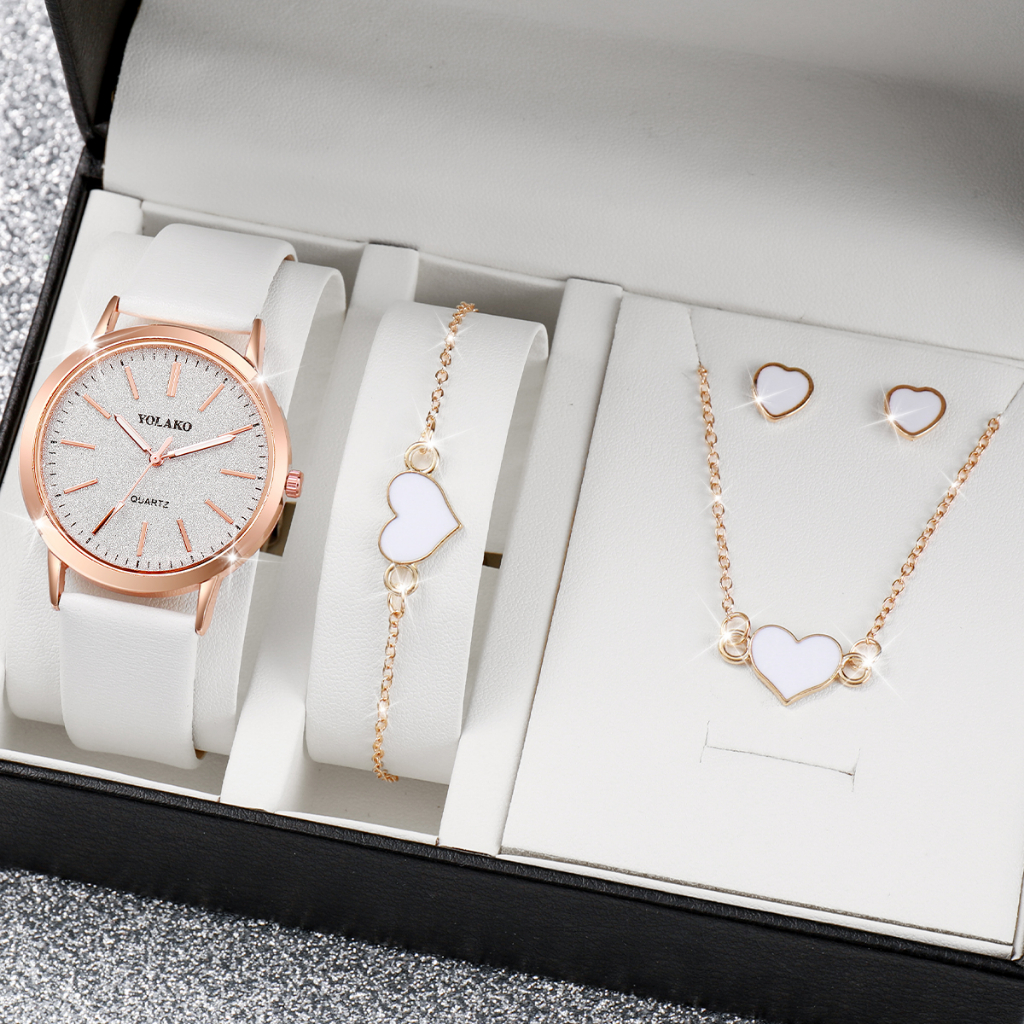 Đồng Hồ Quartz Nữ Dây Da Mặt Bươm Bướm